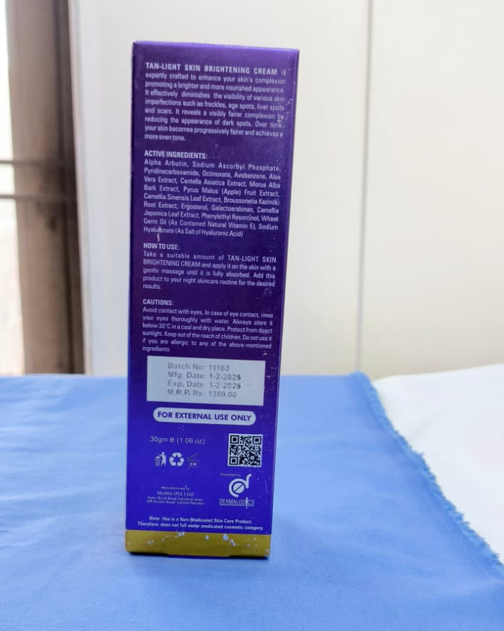 Tan Light Skin Brightening Cream (30 gm)