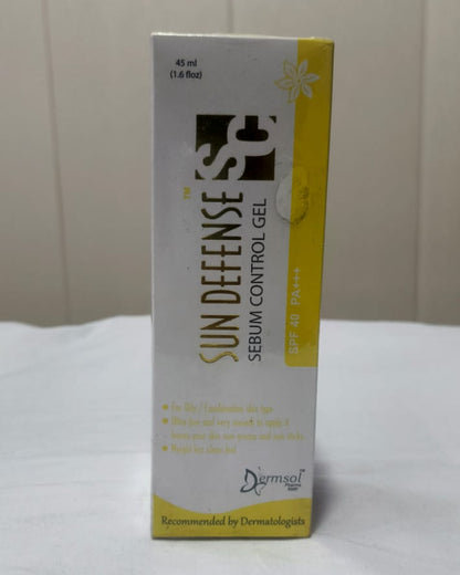 Sundefence Sebum Control Gel SPF 40 PA+++ (45 ml)