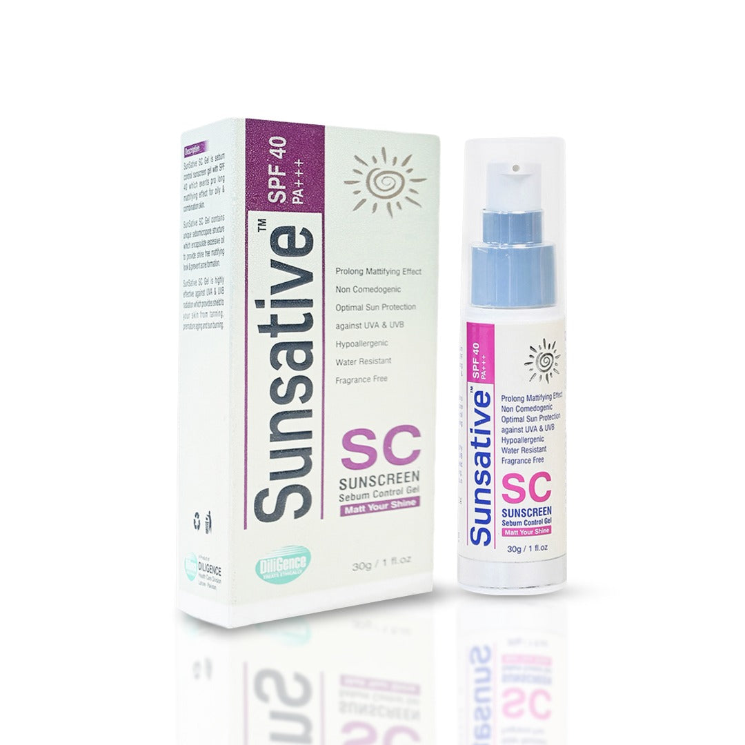 Sunsative Sunscreen Sebum Control Gel (30 g) SPF 40 PA+++