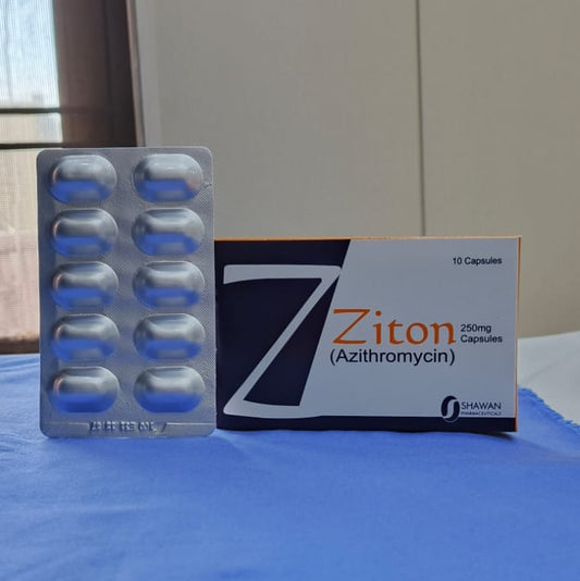 Ziton Capsules (Azithromycin 250 mg)